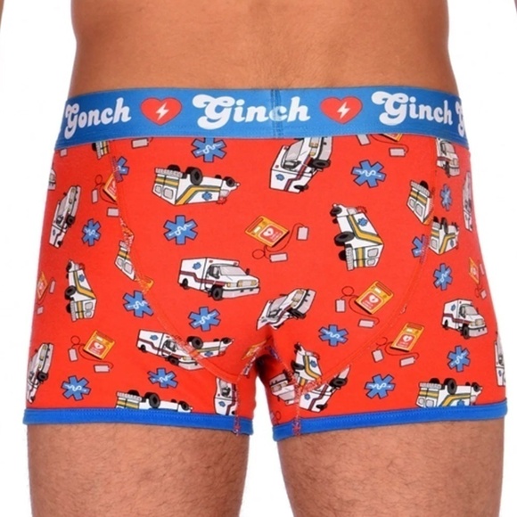 GINCH Gonch EMT Trunks Live Like a kid! Statement Graphic Underwear Trunk Briefs - Picture 5 of 9